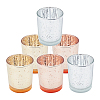 Plated Glass Candle Cups AJEW-GA0001-96-1