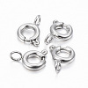 304 Stainless Steel Smooth Surface Spring Ring Clasps X-STAS-H396-B-02P-2
