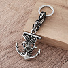 Vintage 304 Stainless Steel Anchor with Eagle Keychains ZH6166-4