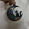 Moon with Cat Window Suncatchers PW-WG7D0D8-05-2