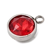 Birthstone Theme January 304 Stainless Steel Pendants STAS-G082-17P-01-2