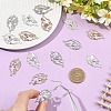 15Pcs 3 Colors 304 Stainless Steel Connector Charms STAS-YW0011-28-5