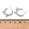 Brass Enamel Stud Earrings KK-CBA8324-23P-02-5
