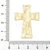 Textured Brass Connector Charm KK-CBA95AE-02B-G-3