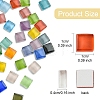 60Pcs Transparent Glass Cabochons GLAA-YW0003-65-01-3