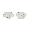 Marbled Stone Style Opaque Acrylic Beads LS-OACR-G009-06C-2