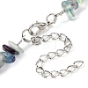 12Pcs Mixed Gemstone Chip Beaded Necklaces for Women G-B122-04-4