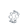 Oval Ring 925 Sterling Silver Finger Rings for Women FS-WGC6322-03-3