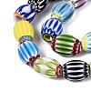 Handmade Millefiori Glass Barrel Beads LA-N002-05-3