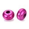 UV Plating Opaque Acrylic European Beads PACR-T017-19M-11-2