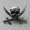 Skull Alloy Brooches LS-AJEW-WH0270-462C-1