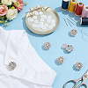 6Pcs Brass Rhinestone Cufflinks FIND-NB0007-40P-4