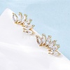 Horse Eye Sparkling Cubic Zirconia Stud Earrings for Her ZIRC-C025-25G-2