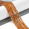 Electroplate Glass Beads Strands EGLA-A034-T2mm-A19-3