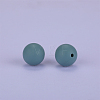 Round Silicone Focal Beads SI-JX0046A-103-2