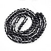 Baking Paint Transparent Glass Beads X1-DGLA-N011-8mm-10-2