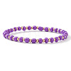 Plastic & Brass Beaded Stretch Bracelet for Women JP1152-4-1