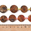 Natural Fire Crackle Agate Beads Strands G-A306-A01-01-5