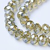 Electroplate Glass Beads Strands EGLA-A034-T10mm-A01-3