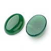 Grade A Natural Green Agate Oval Cabochons X-G-L394-04-25x18mm-2