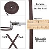 Flat Cowhide Leather Cord WL-GF0001-09B-02-2
