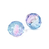 Two-Tone Transparent Acrylic Beads AC-CBAE44E-01A-06-3