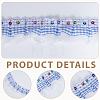 5Yards Polyester Lace Ribbon OCOR-GF0006-20A-6