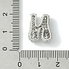 Rack Plating Brass Clear Cubic Zirconia Pendants KK-S378-01P-N-3