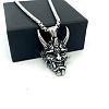 Vintage 304 Stainless Steel 3D Devil Mask Pendant Necklaces for Men AL8165-4
