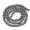 Opaque Glass Beads Strands GLAA-G125-01C-05-2