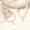 Multi Strand Plastic Imitation Pearl Beaded Choker Necklaces & Bracelets Sets PQ1108-1