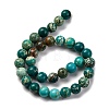 Dyed Natural Regalite/Imperial Jasper/Sea Sediment Jasper Beads Strands G-B124-C02-13-5