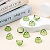 10Pcs Glass Bead Cone for Wind Chimes Making GLAA-TA0002-24A-6