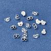 Brass Ear Nuts KK-CBA1A60-08B-S-1