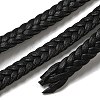 10M Flat Imitation Leather Braided Cord LC-XCP0001-05-3