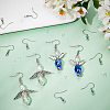 400Pcs 316 Surgical Stainless Steel Hook Earrings STAS-BBC0006-23-4