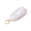 Natural Keshi Pearl Pendants PALLOY-JF04812-01-5