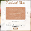 20Pcs Unfinished Wood Card Sheet WOOD-OC0004-48B-2