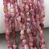 Natural Pink Tourmaline Beads Strands GG-CBAAEDE-B06-1