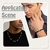 3 Strands 3 Styles Synthetic Non-magnetic Hematite & Natural Obsidian & Tiger Eye Beads Strands G-ME0001-42-4