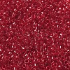 Transparent Colours Picasso Glass Round Seed Beads SEED-B001-06A-04-3