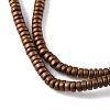 Electroplated Non-magnetic Hematite Beads Strands G-P571-A01-01C-3