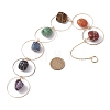 Chakra Jewelry Natural Mixed Gemstone Pendant Decorations HJEW-JM01686-3