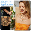20Pcs 2 Colors Zinc Alloy Pendant Cabochon Settings DIY-YW0018-49-6