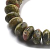 Natural Unakite Beads Strands G-P559-A06-02-4