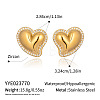 Heart 304 Stainless Steel Stud Earrings AO8083-6-1