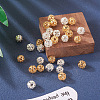  30Pcs 6 Style Brass Beads KK-TA0001-24-6