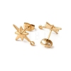 304 Stainless Steel Stud Earrings STAS-K291-13B-G-2