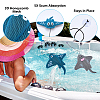 Polyester & PP Cotton Bathtub Water Cleaner AJEW-WH0817-086C-4