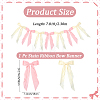 1Pc Polyester Bowknot Congratuation Banners FEPA-CP0001-04-2